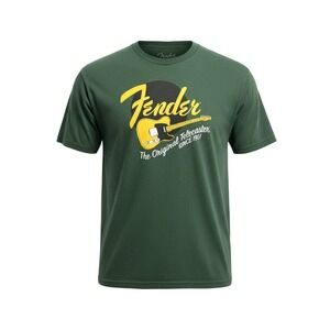 Fender Mens The Original Telecaster Since 1951 Graphic T-Shirt Green XXL